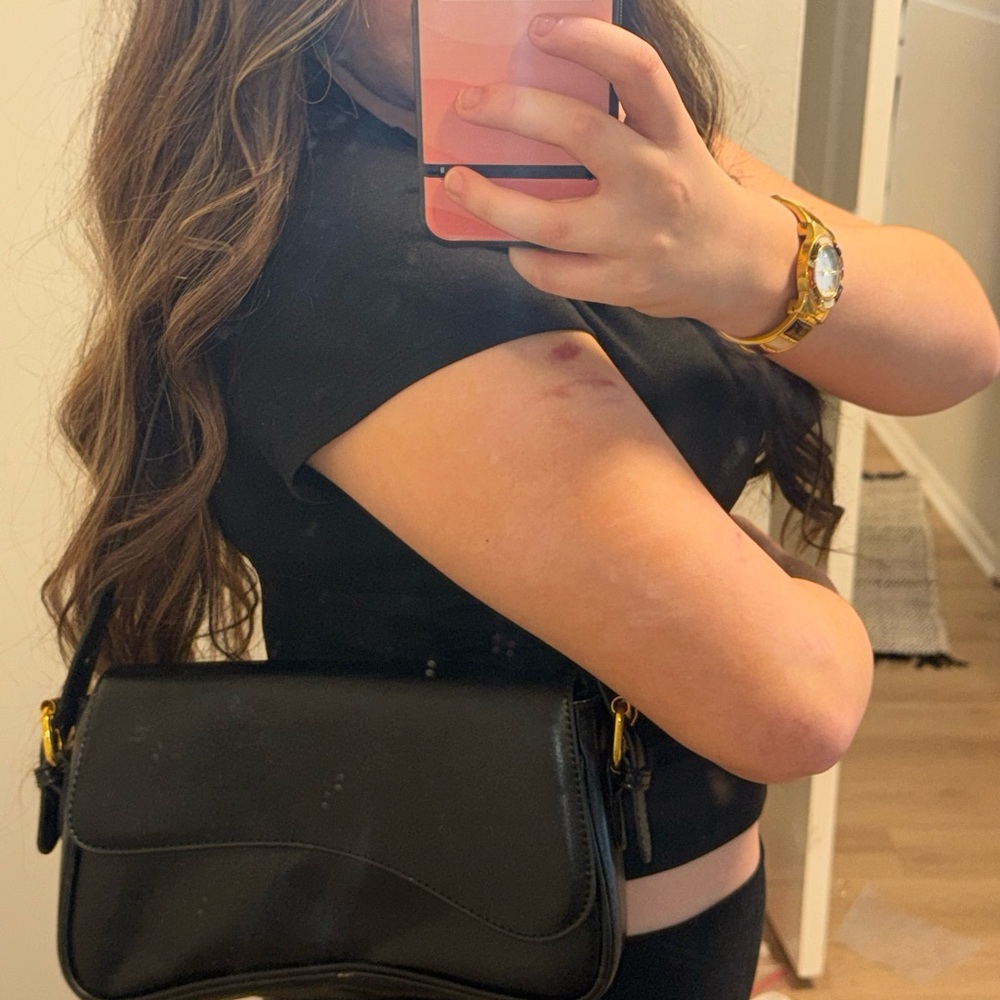 Elegant Black Shoulder Bag